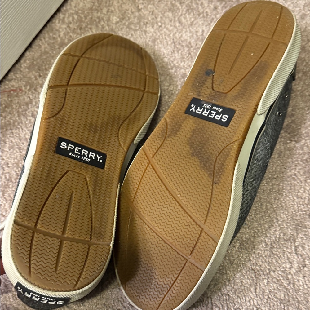 Sperry Gray Canvas Sneakers - Picture 5 of 7